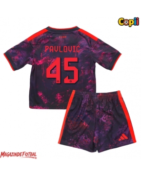 Bayern Munich Aleksandar Pavlovic #45 Echipament de Fotbal Replică 2026-27 Copii Treilea (+ Șorturi)